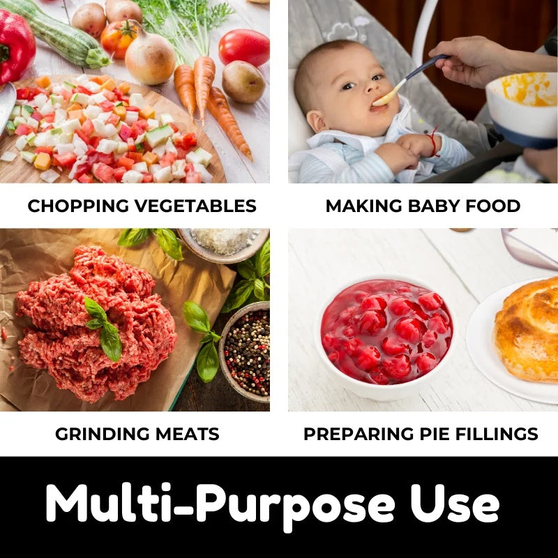 1000W Multi-Functional Food Processor, 5L Capacity