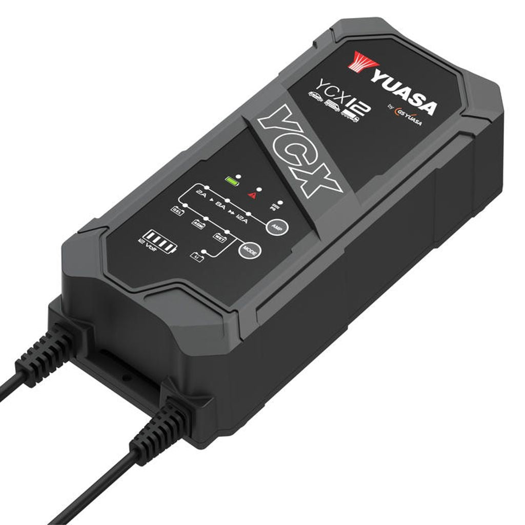 12V Yuasa YCX Smart 2A-12A charger 2-240ah