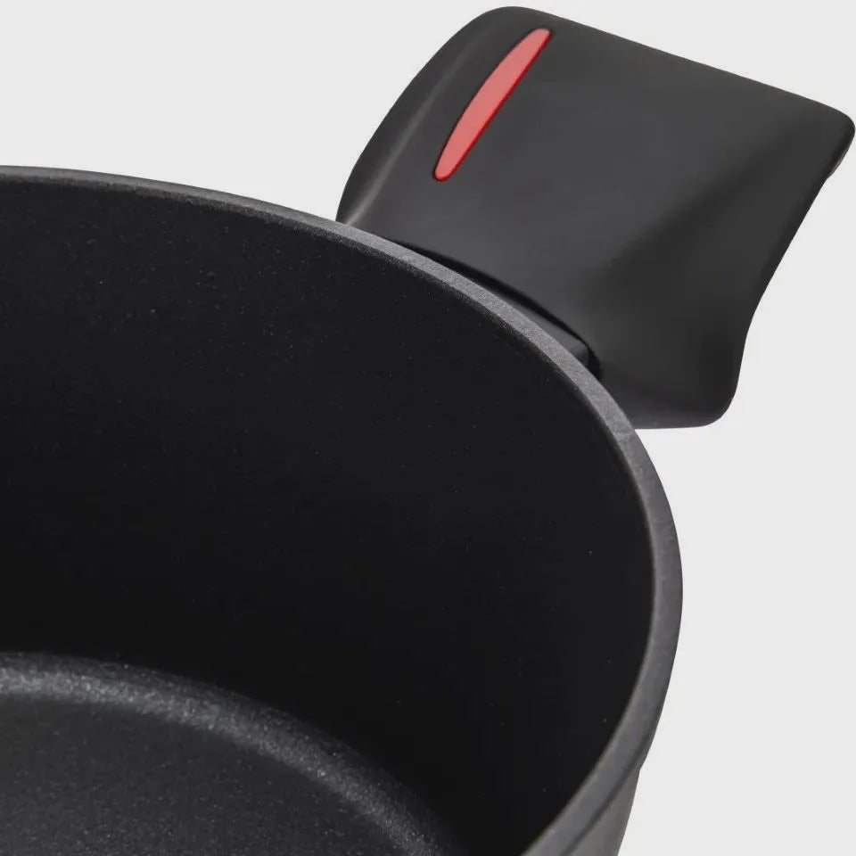 28cm Non-Stick Marble Deep Frying Pan, 4.5L Capacity