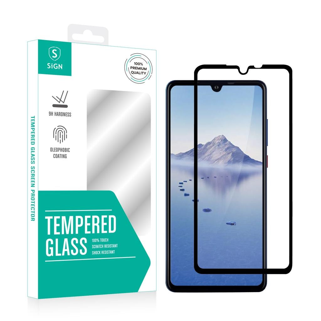 3D Curved Tempered Glass Screen Protector for Huawei P30