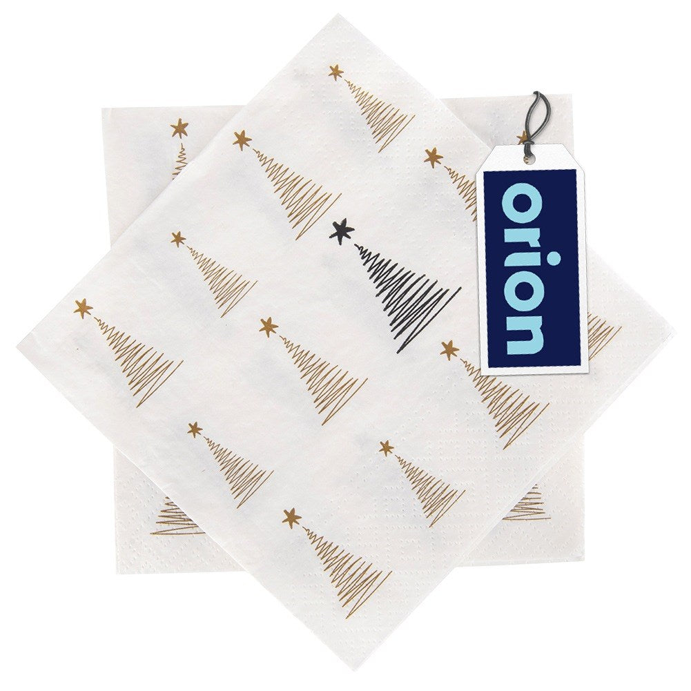 3-layer Christmas paper napkins CHRISTMAS TREE 33x33 cm 20 pcs.