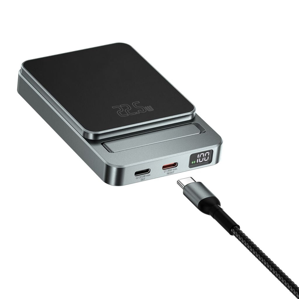 4Smarts Wireless Power Bank OneStyle, 5000mAh, MagSafe Compatible - Black