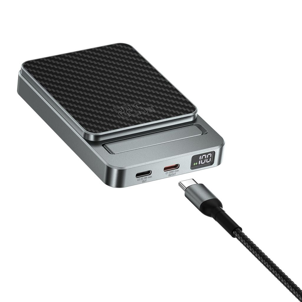 4Smarts Wireless Power Bank OneStyle, 5000mAh, MagSafe Compatible - Kevlar