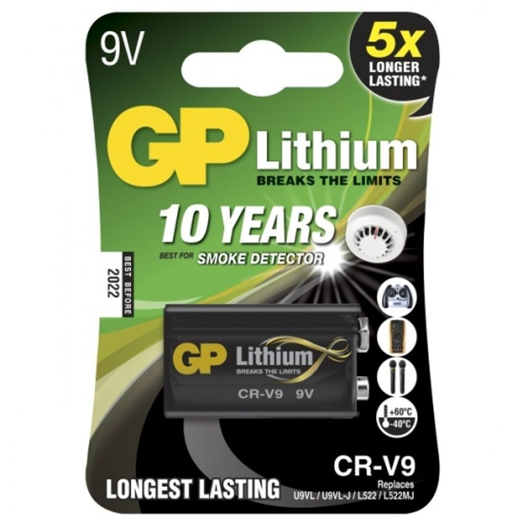 9V Lithium (CR-V9)
