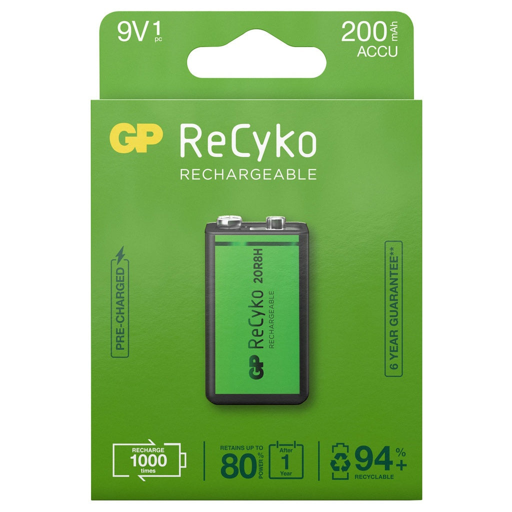9V Recyko GP Recyko 200mAh NI-MH