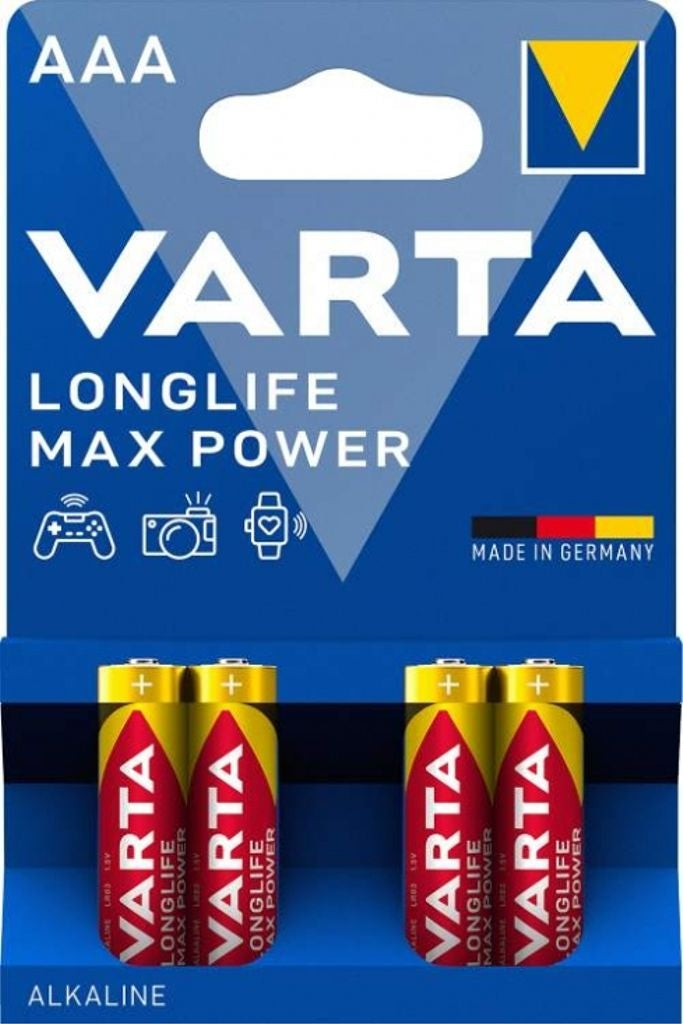 AAA Longlife Max Power LR3 Alkaline 4-pack