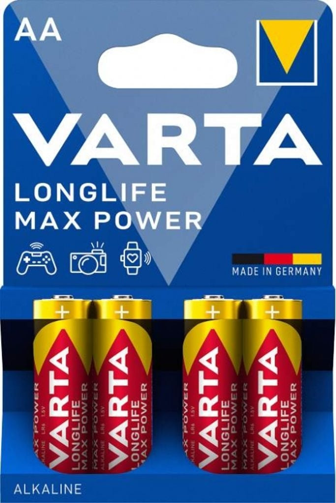 AA Longlife Max Power LR6 Alkaline 4-pack