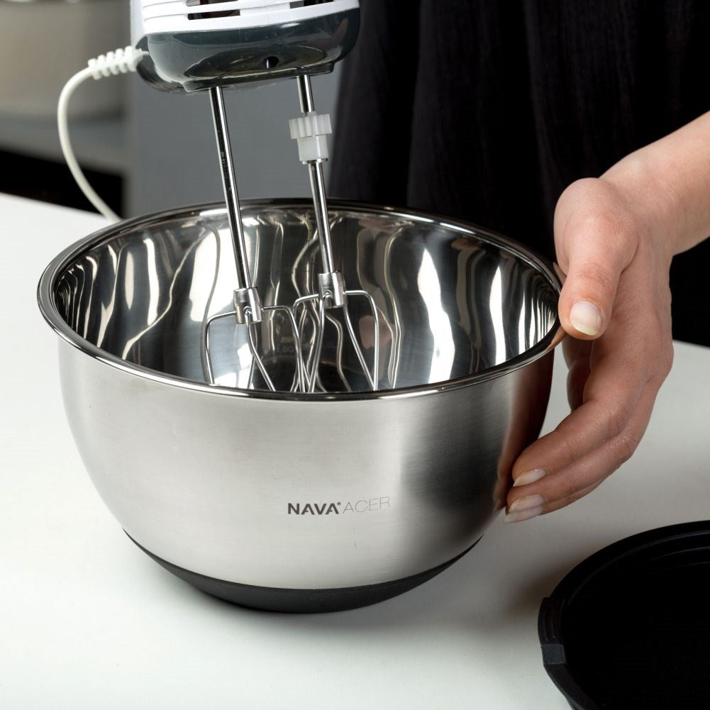 ACER steel kitchen bowl with non-slip lid 29.5 cm, 8 l