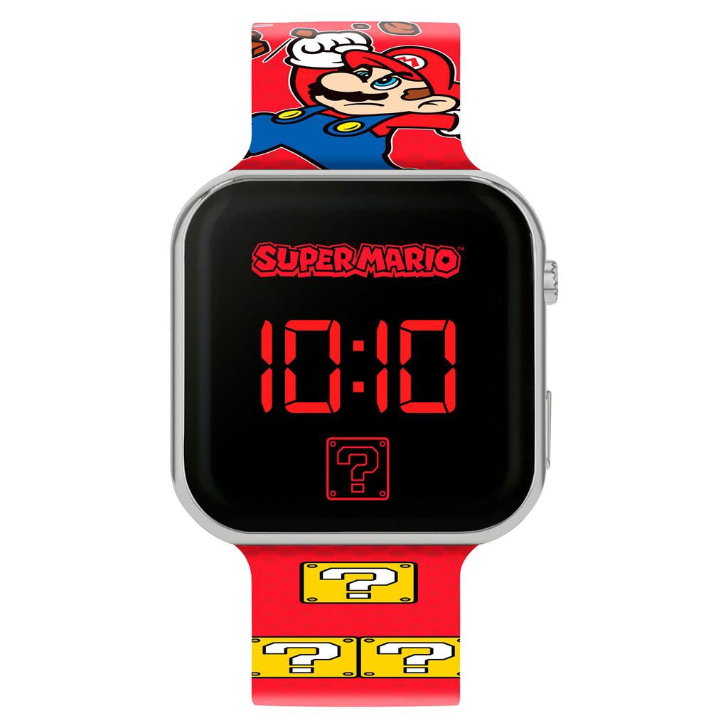 Accutime LED-barnklocka – Super Mario
