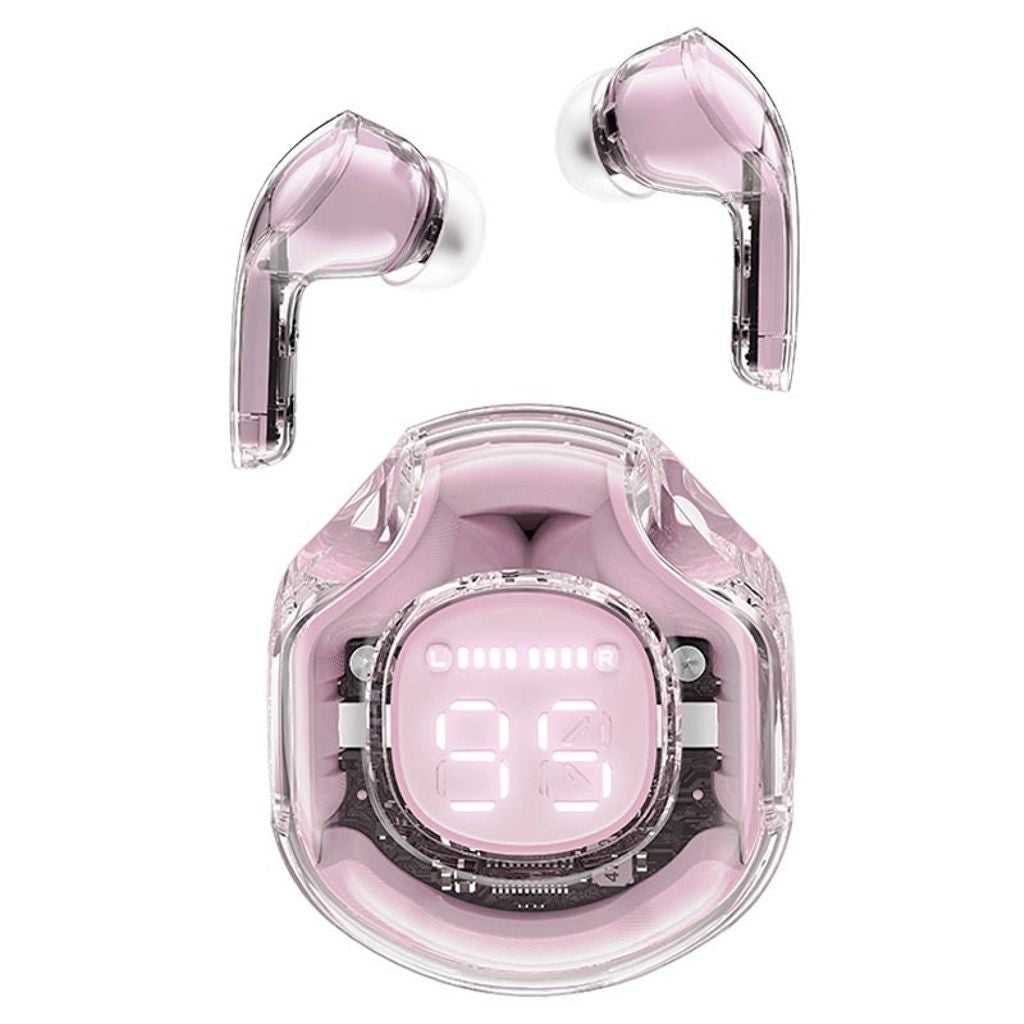 Acefast T8 wireless headphones Bluetooth TWS - Pink