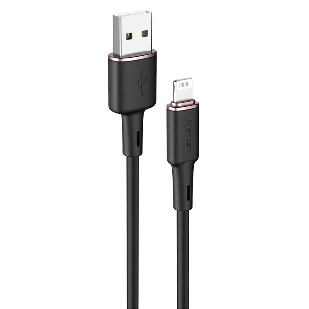 Acefast USB-A to Lightning MFI cable, 2.4A, 1.2m - black