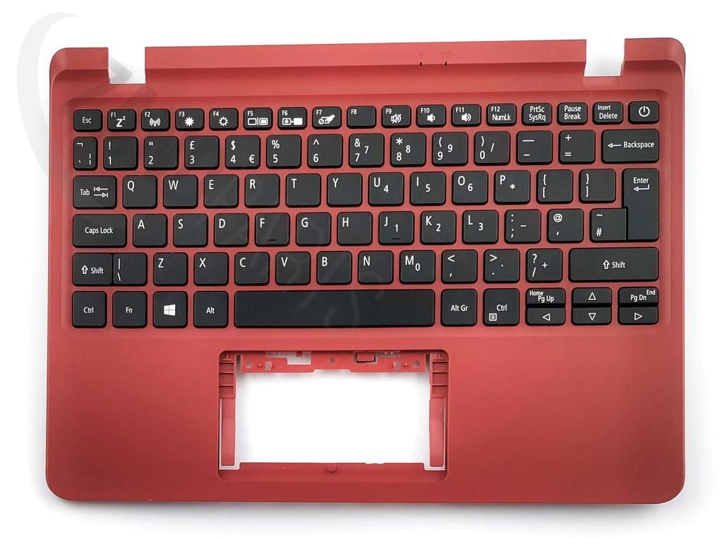 Acer A111-31 Keyboard (UK-English) & Upper Cover (Red)
