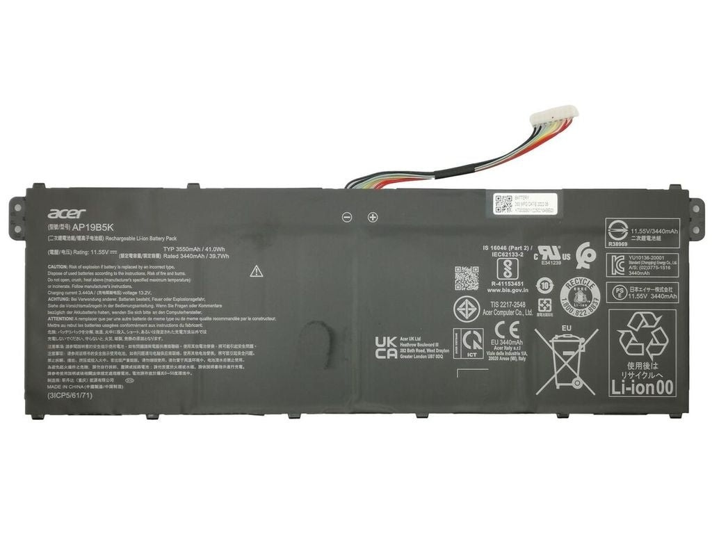 Acer Battery 3550mAh / 41 Wh / 3 Cells / 11.55V