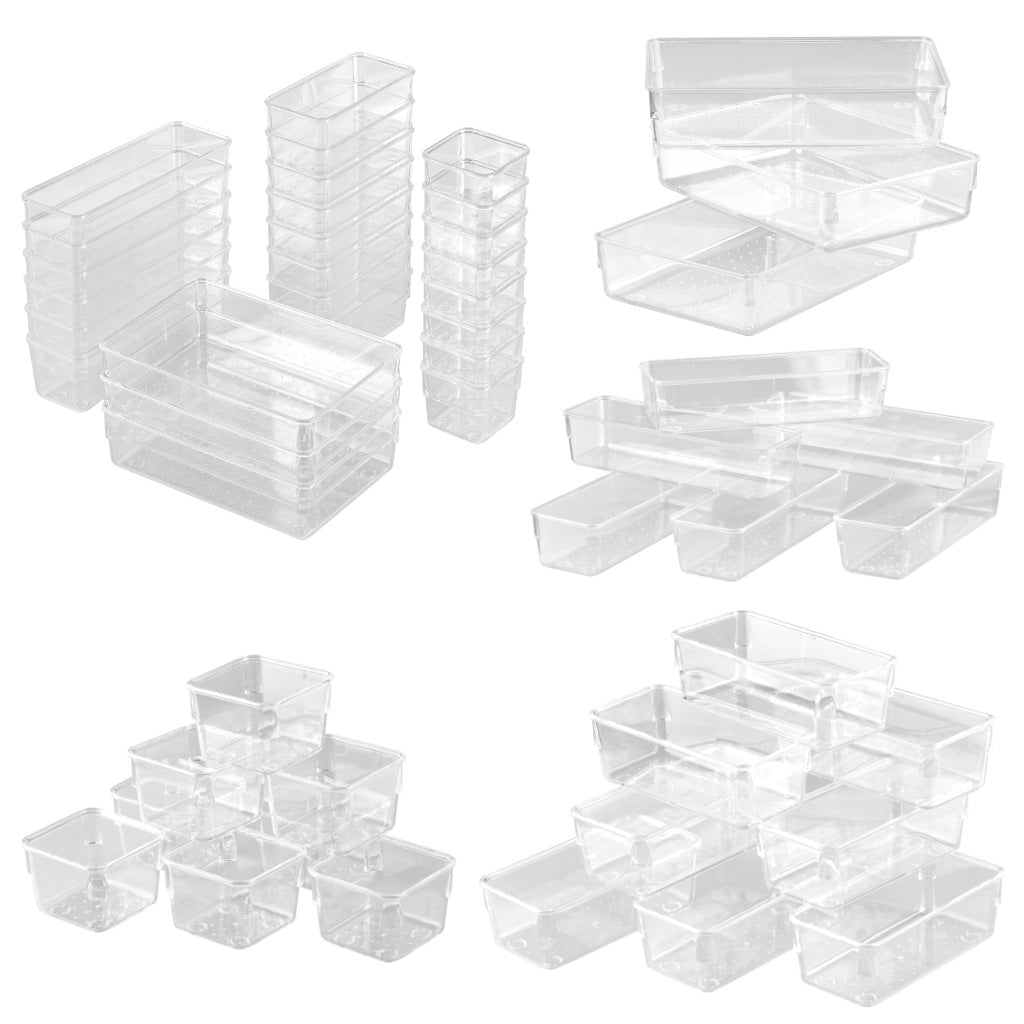 Acrylic desk organizer set of 25 el.