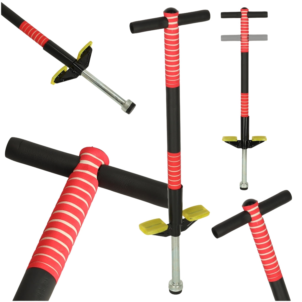 Adjustable pogo stick red