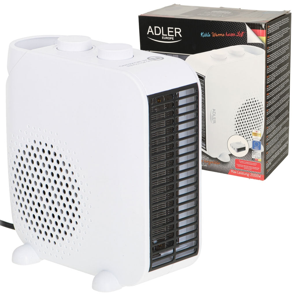 Adler AD 7725w fan heater electric heater fan heater thermostat 2000W