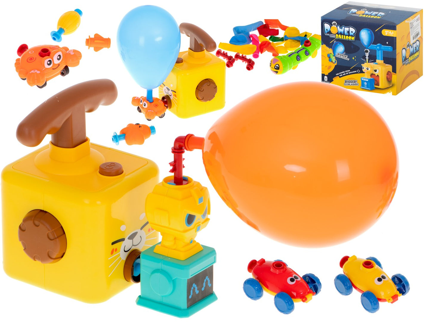 Aerodynamic car balloon launcher cat