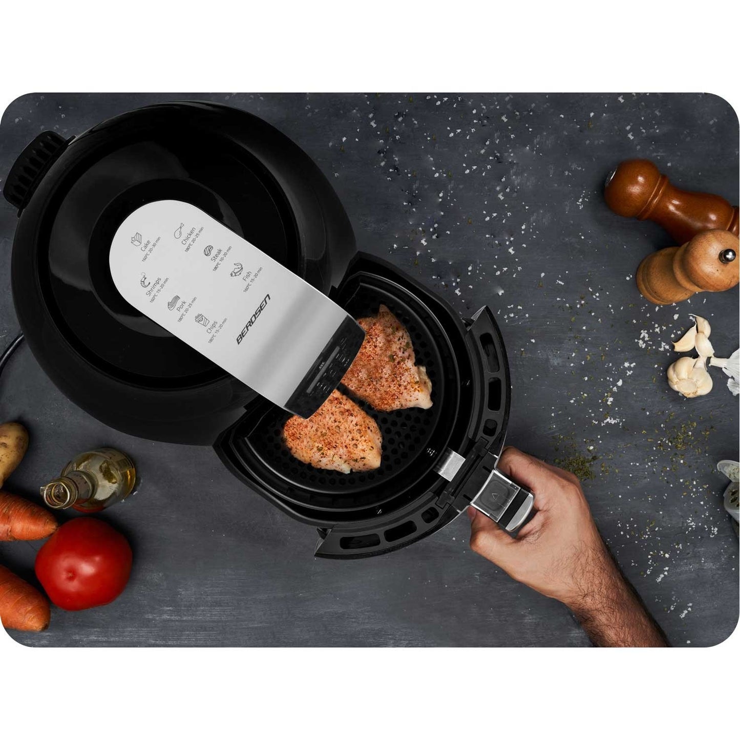 Air fryer with digital display BD-651