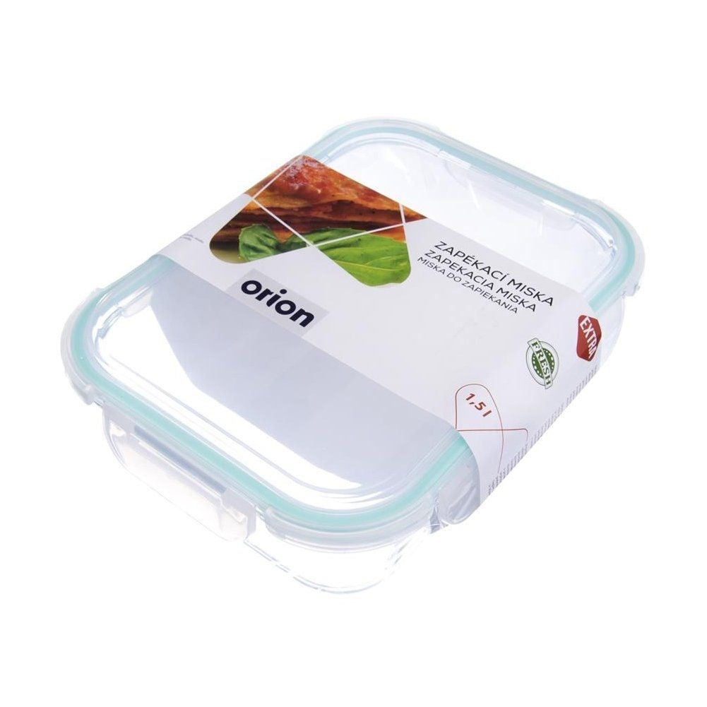 Airtight glass container for food storage - fridge, freezer, oven, microwave