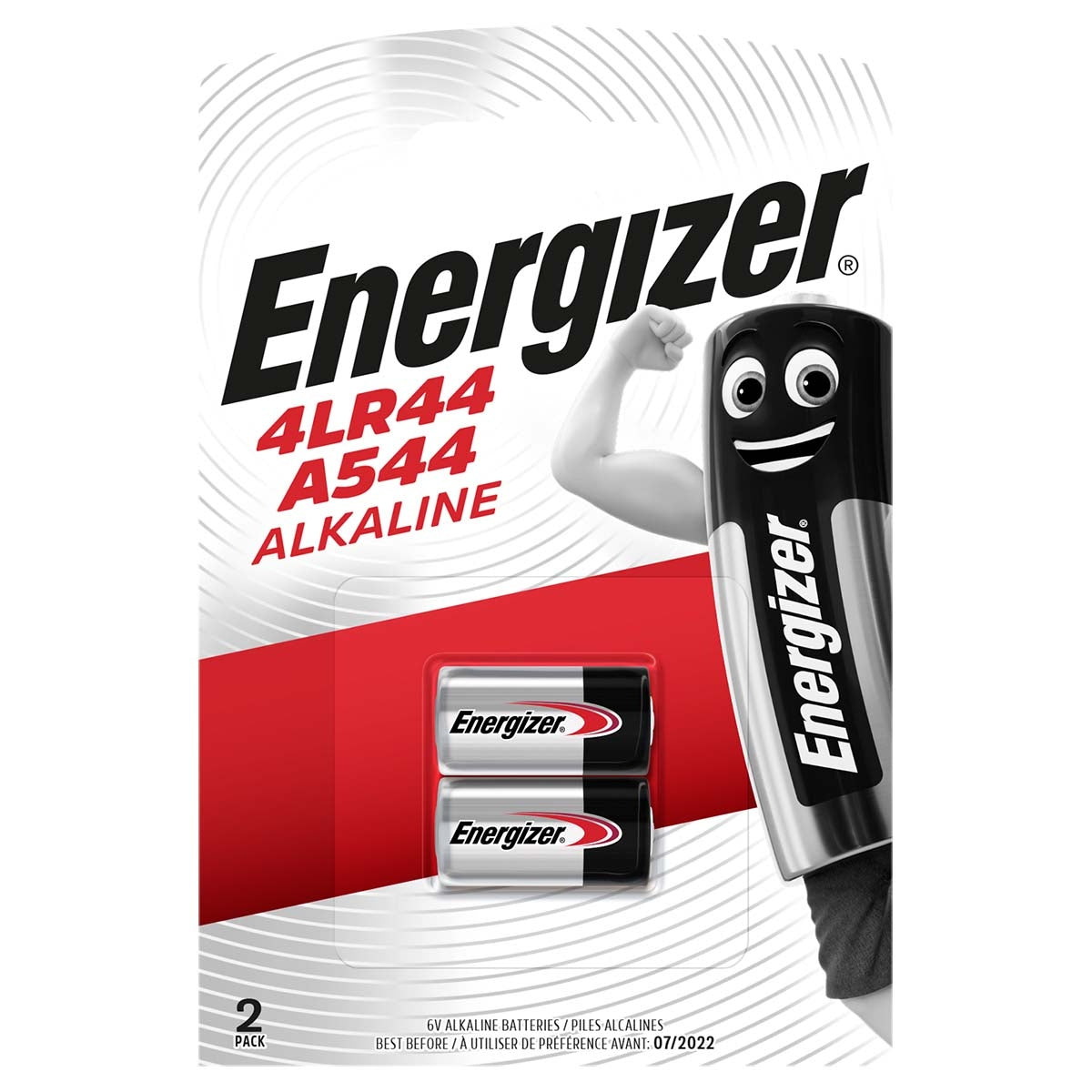 Alkaline Battery LR44 | 6 V DC | 140 mAh | 2-Blister | Silver / Black