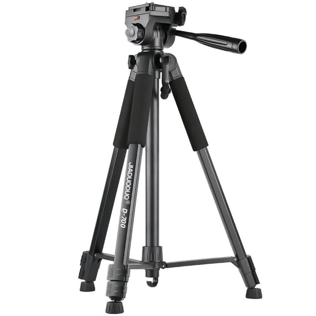 Aluminum photography stand with adjustable base - Grey