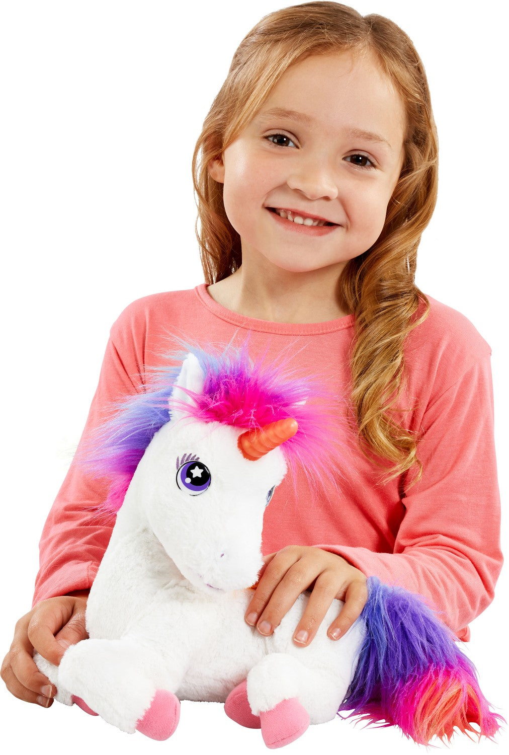 Animagic Rainbow My Glowing Unicorn Plush