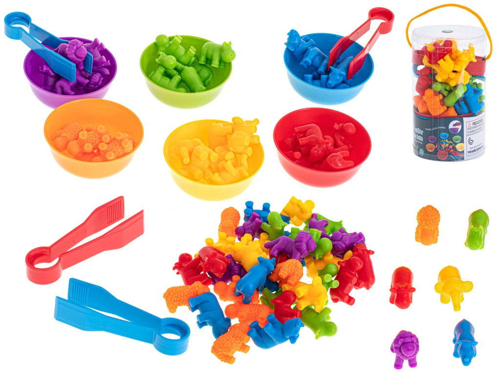Animals safari educational learning to count montessori 36el.
