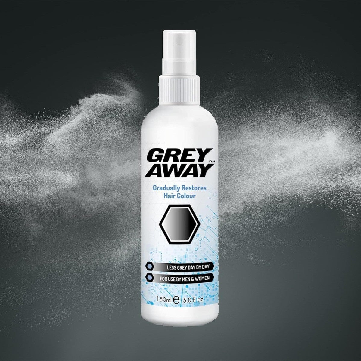 Anti-Gray Hair Spray, Restores Natural Color, 150 ml