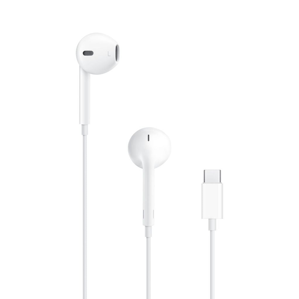 Apple Earpods with microphone and remote control, USB-C, Original - White