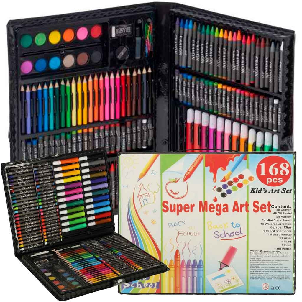Art set for painting in a case 168el.