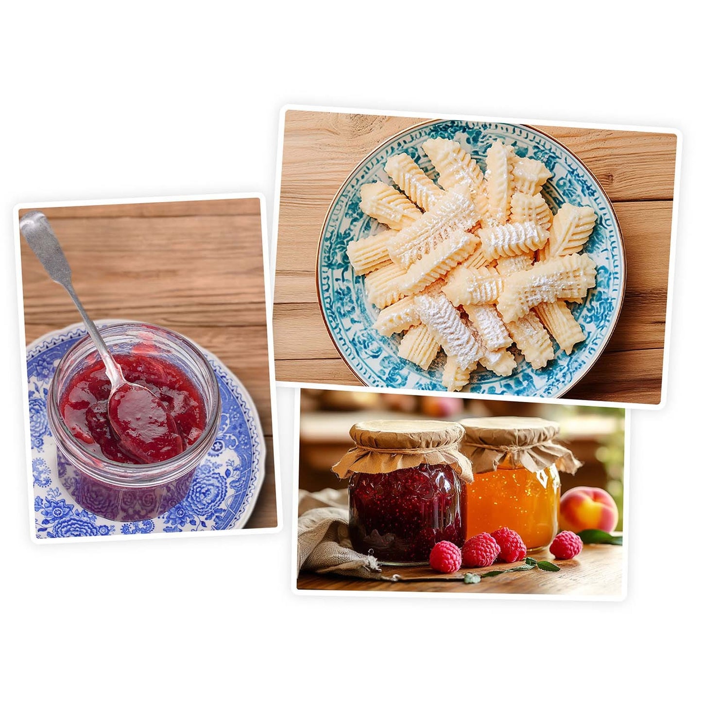 A set of accessories for Berdsen purees and cookies