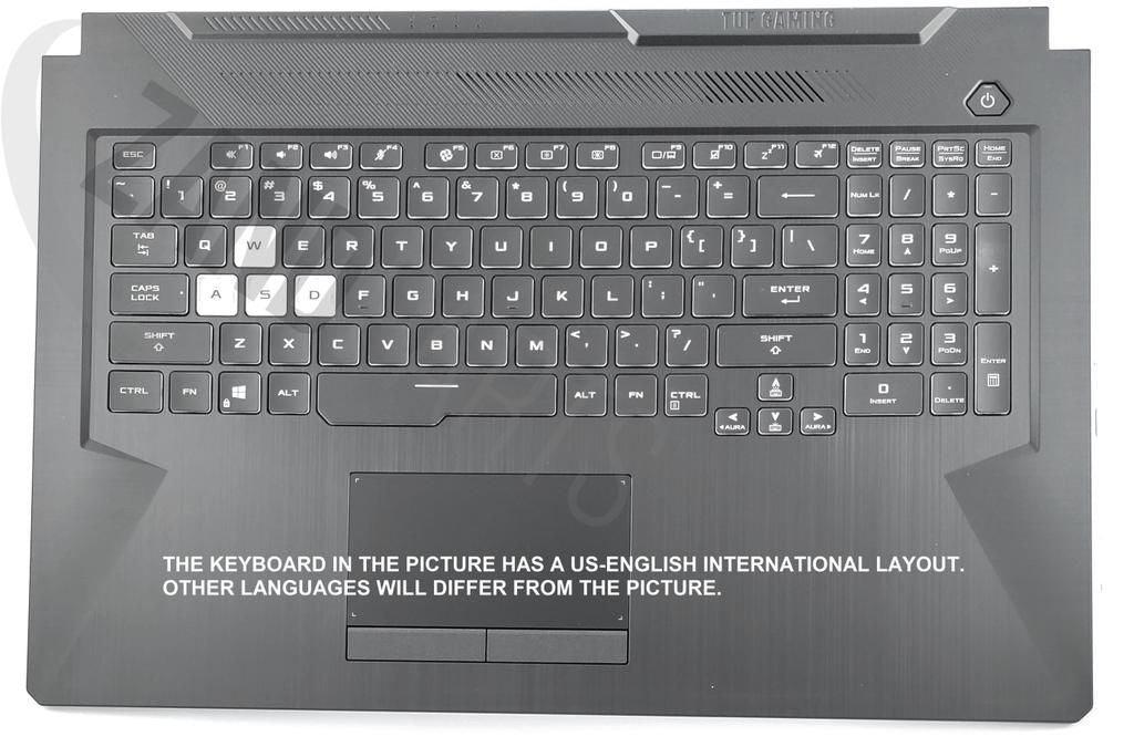 Asus FA706II-1A Keyboard (US-English International) Module/AS (RGB 2FIN/48W)