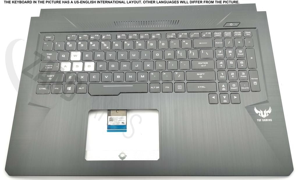 Asus FX705DT-1B Keyboard (UK-English) Module/AS (Black/RGB/Pega)