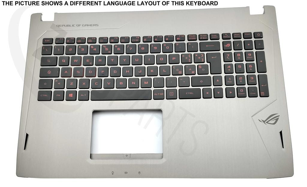 Asus GL502VSK-1E Keyboard (US-English) Module/AS (Backlight)