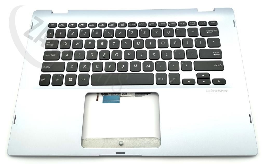Asus TP412FA-1B Keyboard (US-English International) Module/AS (Backlight)