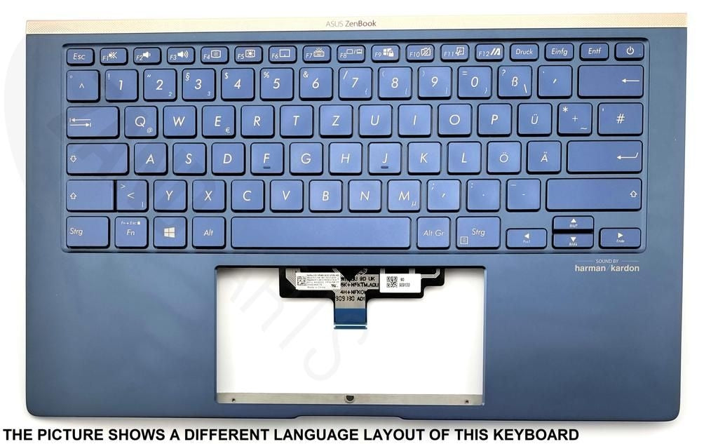 Asus UX434FL-3B Keyboard (PORTUGUESE) Module/AS (BACKLIGHT)