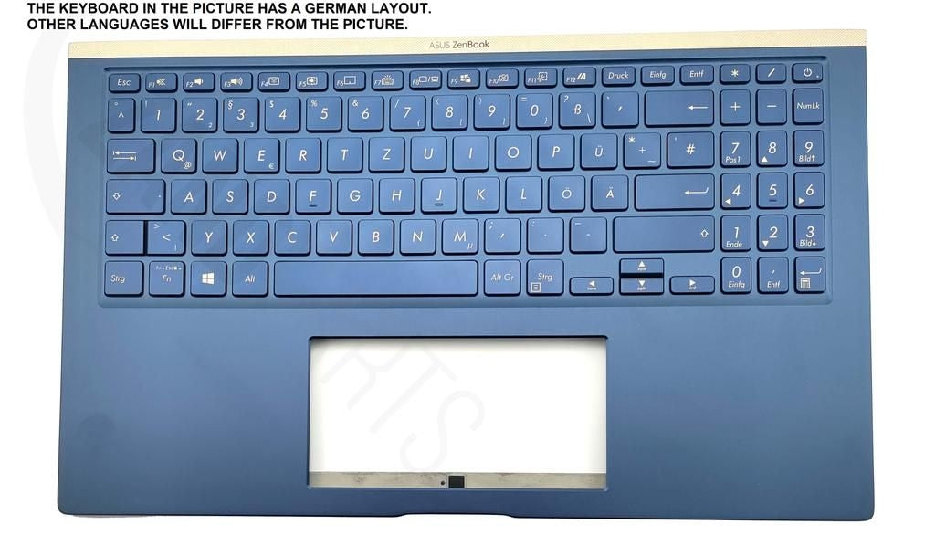 Asus UX534FT-2B Keyboard (UK-English) Module/AS (Backlight, with SCP)