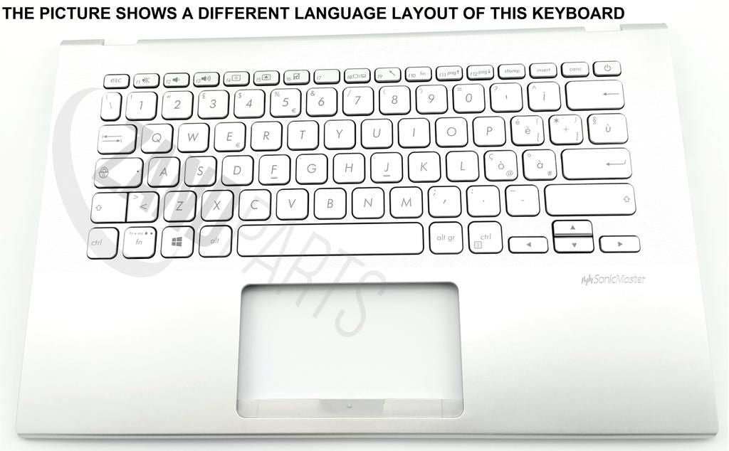 Asus X420FA-8S Keyboard (US-English International) Module/AS (Isolation)