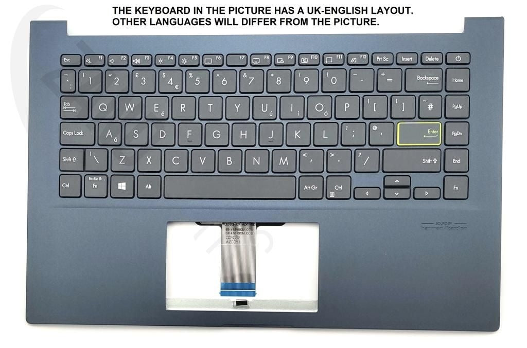 Asus X421FAY-1K Keyboard (Nordic) Module/AS (Isolation) Midnight