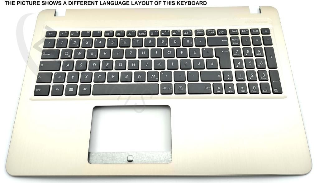 Asus X540NA-1A Keyboard (US-English International) Module/AS