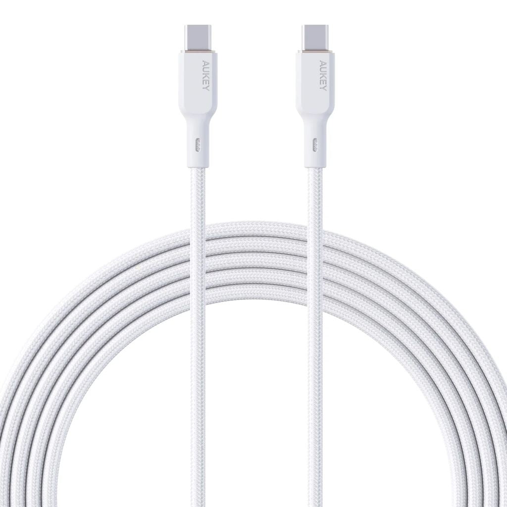Aukey USB-C Cable, 100W, 1m - White