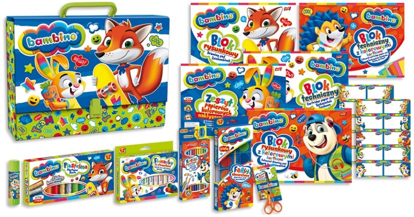 BAMBINO Little artist's art kit briefcase