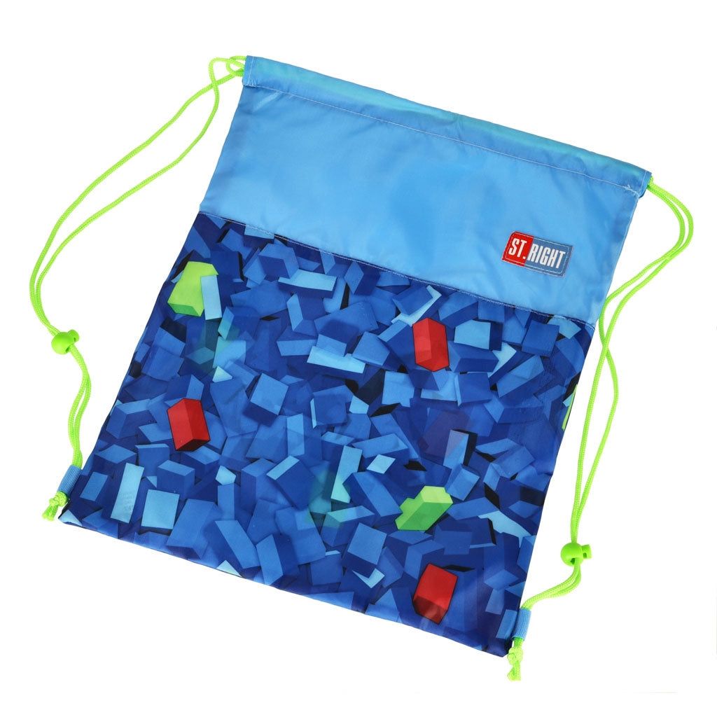 BAMBINO shoe bag blocks blue