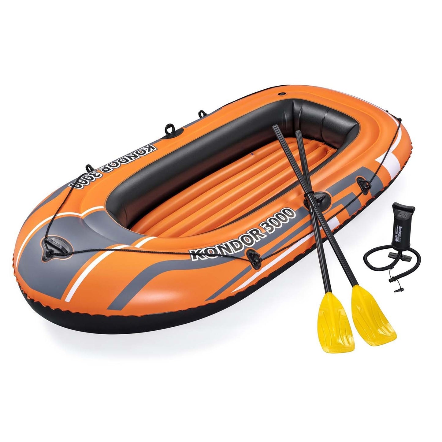 BESTWAY Kondor 3000 inflatable pontoon + oars, pump