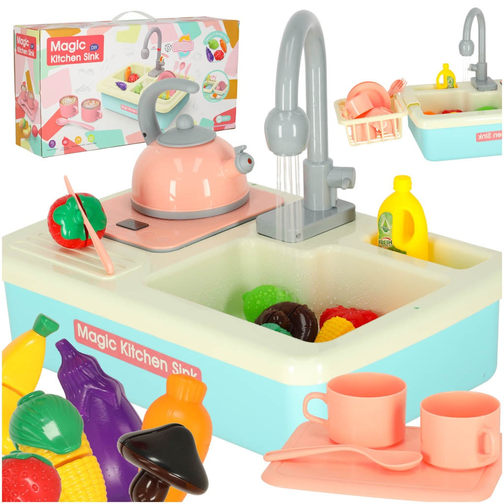 Baby sink with accessories XXL blue
