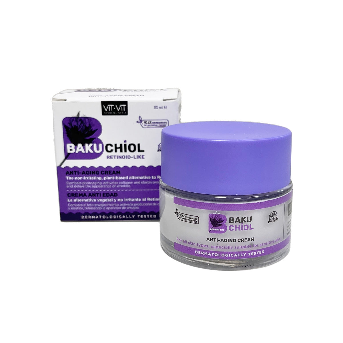 Bakuchiol Face Cream with Niacinamide & Aloe Vera
