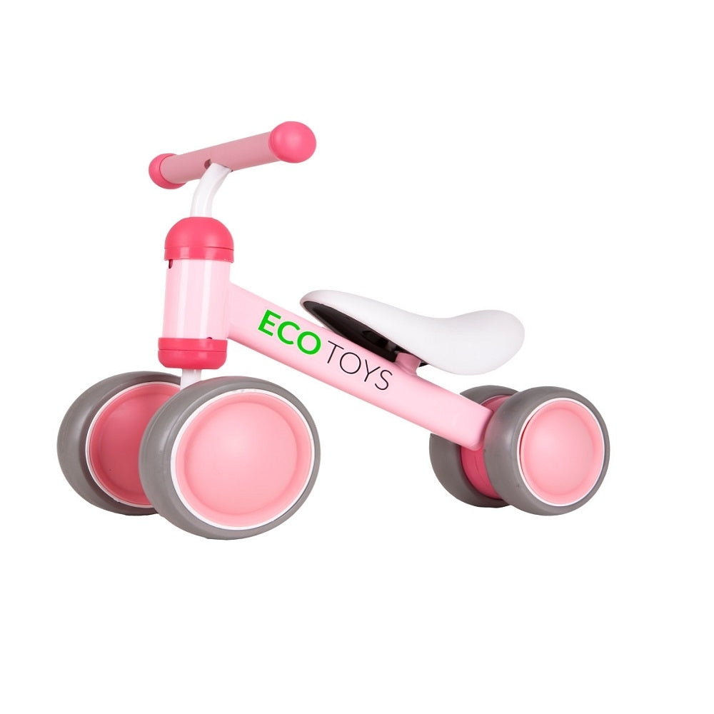 Balance bike, exercise bike, mini bike for children, pink ECOTOYS
