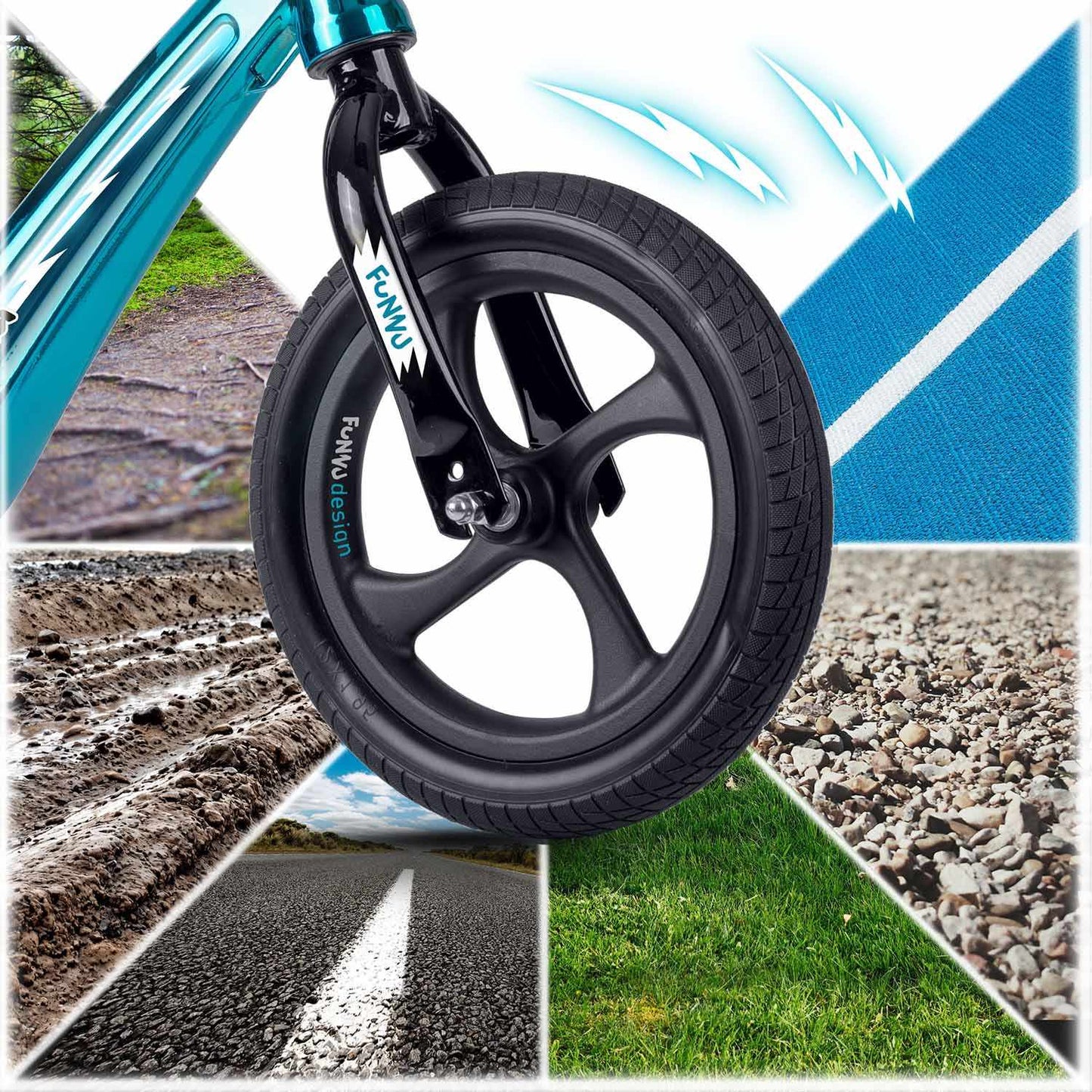 Balance bike for children Ricokids FUNNU