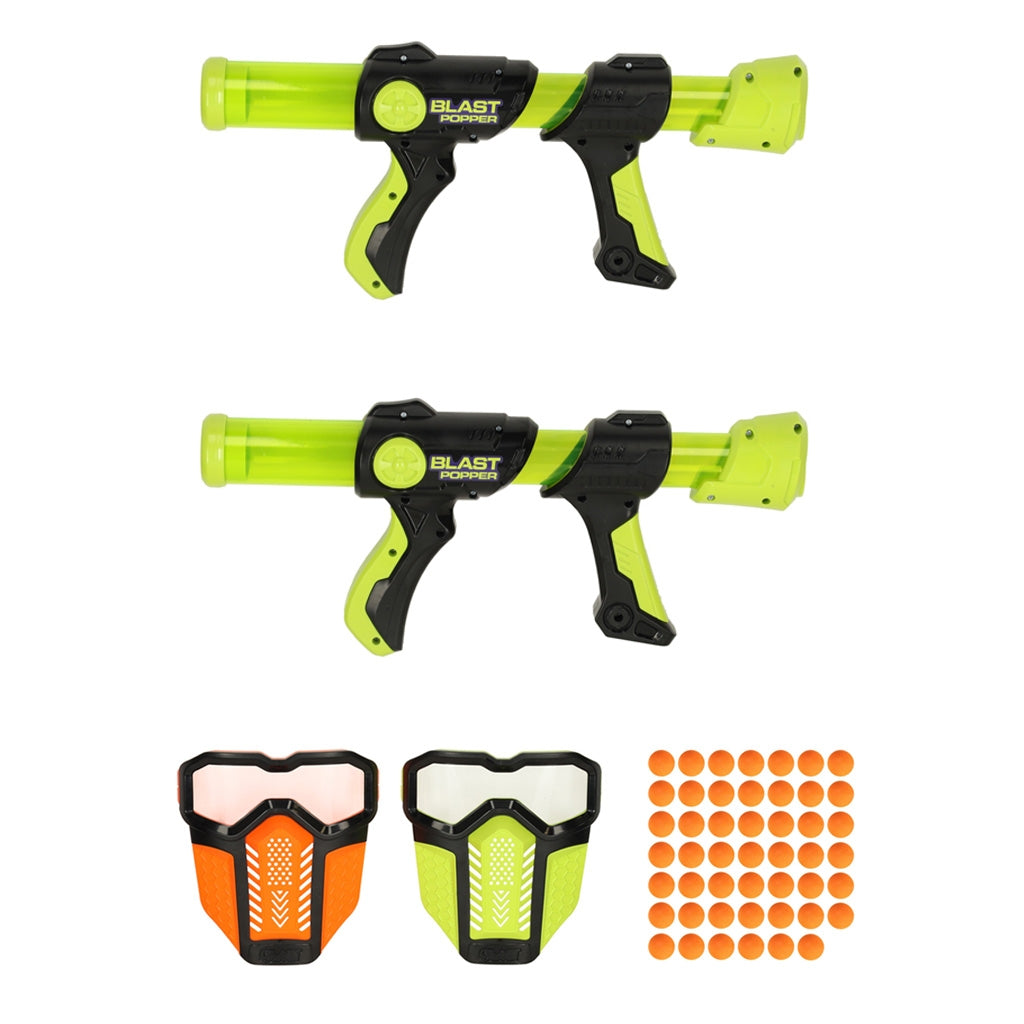 Ball rifle with protective mask set