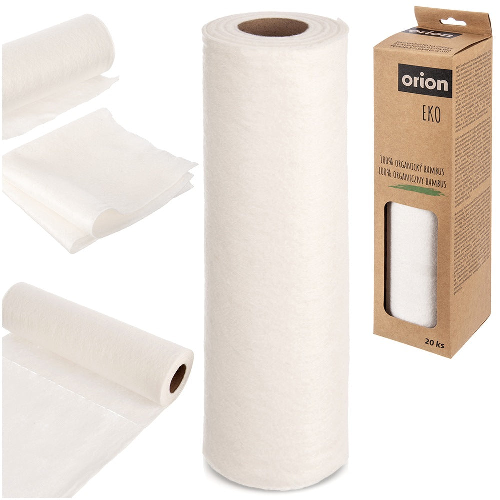 Bamboo kitchen towels on a roll, EKO, 20 pcs.